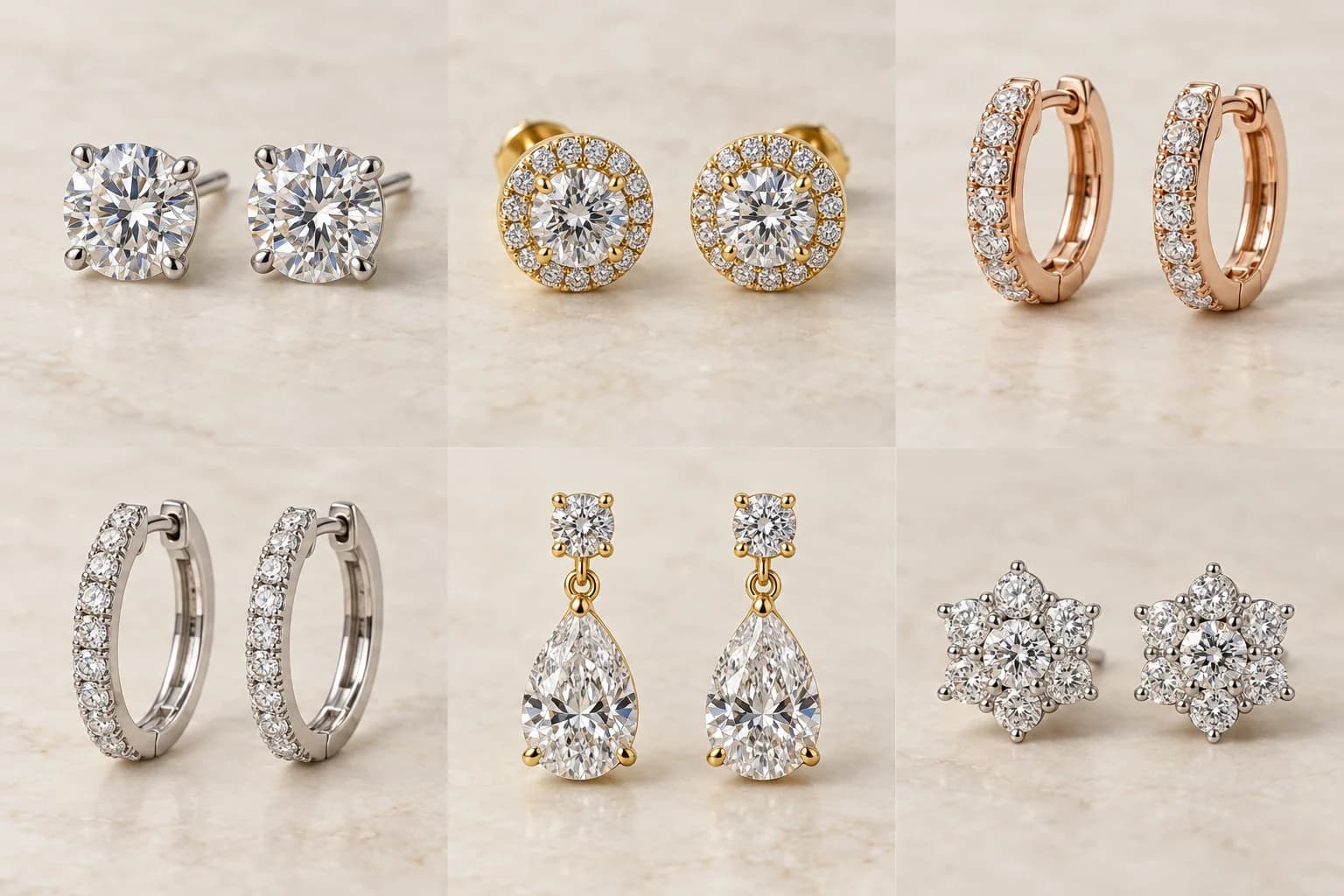 Stud earrings